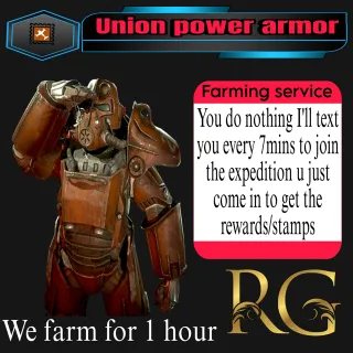 union power armor farm