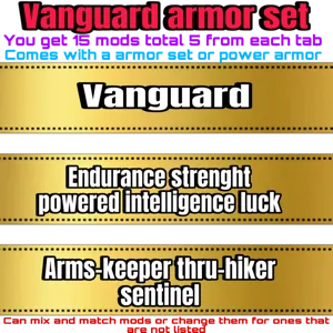 vanguards +2S sentinel