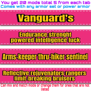 Vanguard armor set