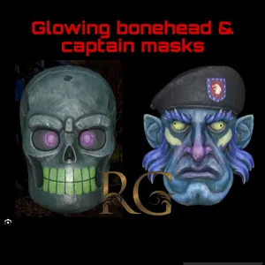 glowing bonehead & Cap