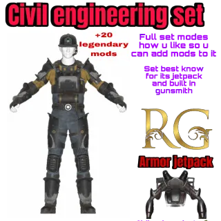 civil engineering armor + 20 mods