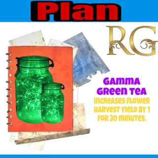 plan: gamma green tea