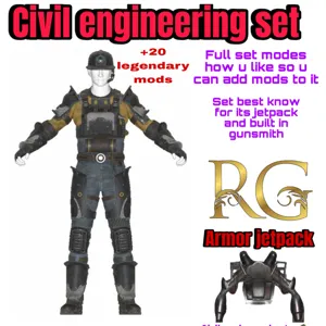 CE armor set +20mods
