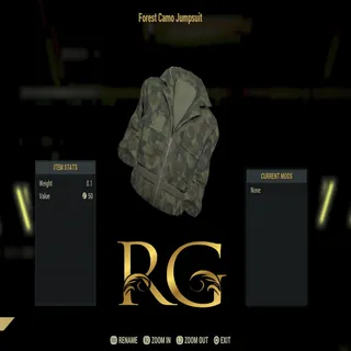 forest camo jumpsuit