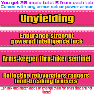 unyielding armor set