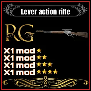 lever action rifle + 4 legendary mods 