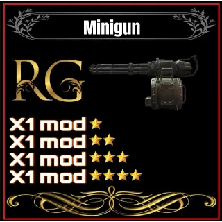 minigun + 4 legendary mods 