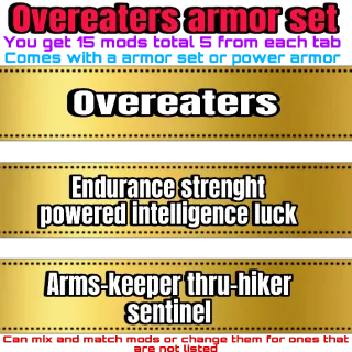 overeaters armor set