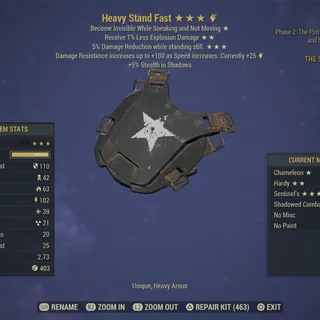 heavy stand fast