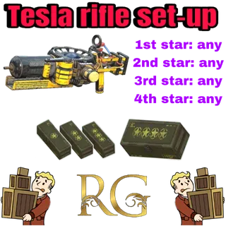 tesla rifle set-up
