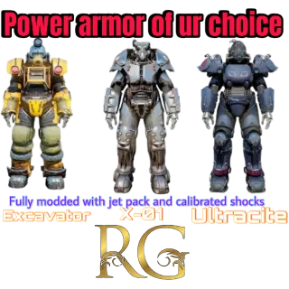 power armor + 20 legendary mods 
