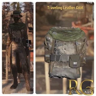 traveling leather coat