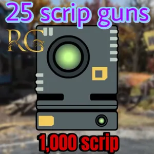 1000 scrip worth of guns