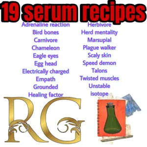 x19 serum recipe plans