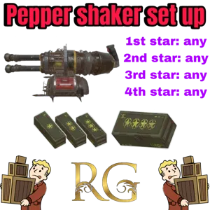 pepper shaker set-up