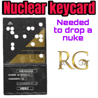 x25 nuclear keycards