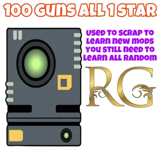 100 guns for scrip