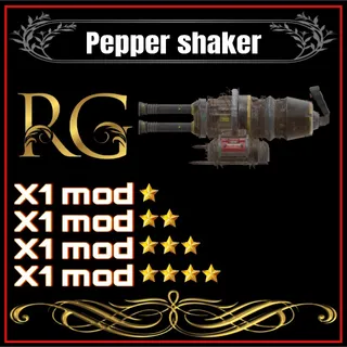 pepper shake + 4 legendary mods 