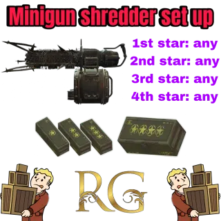 Minigun shredder