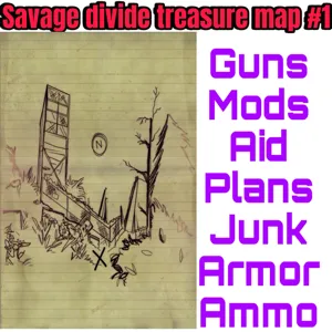 1000 savage divide map