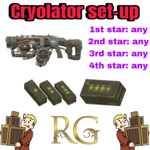 cryolator set-up