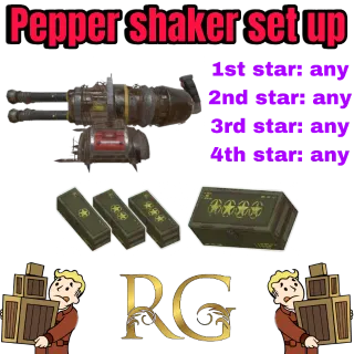 pepper shaker set-up 
