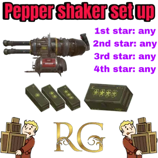 pepper shaker set-up 