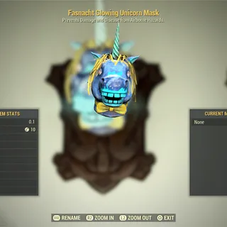 glowing unicorn