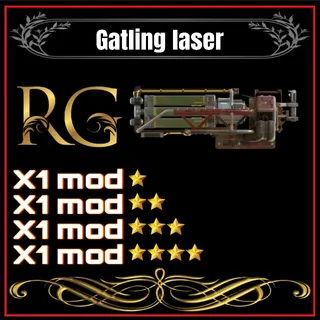 gatling laser + 4 legendary mods 