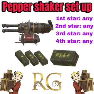 pepper shaker set up