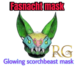 glowing scorchbeast mask