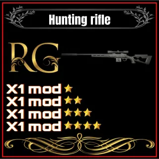 hunting rifle + 4 legendary mods 