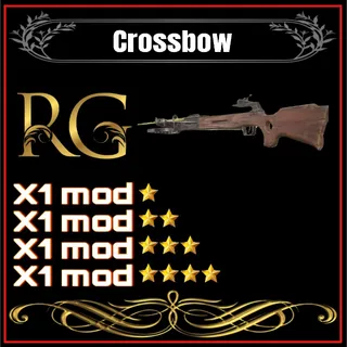 crossbow + 4 legendary mods 