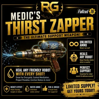 thirst zapper (healing gun)