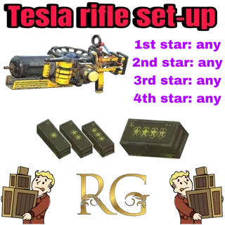 Tesla rifle set up