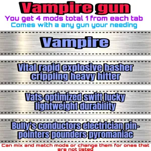 vampire gun mods