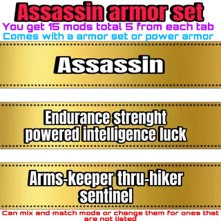 assassin +2E sentinel