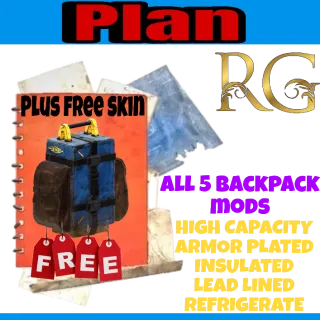 all 5 backpack mod plans 