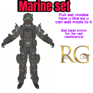 marine armor set + 20 legendary mods