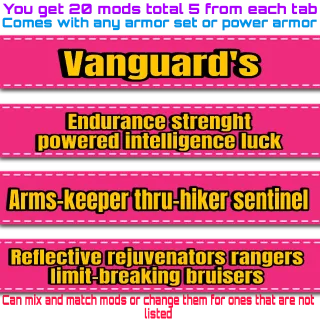 vanguard armor set