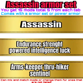assassin armor set