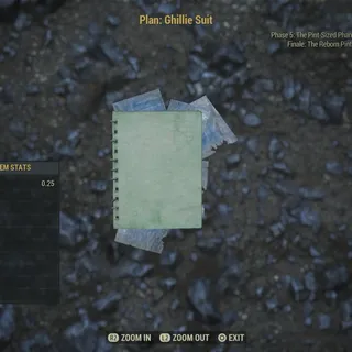 ghillie suit plan