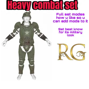 heavy combat set +20mods
