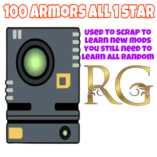 x100 one star armor 
