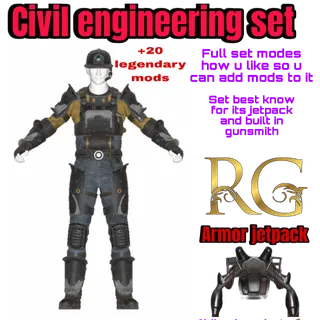 civil engineering armor + 20 mods
