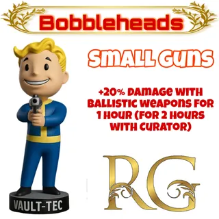 100 small gun bobblehead