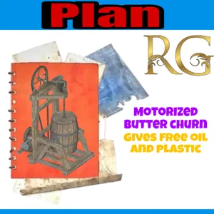 motorized butter churn