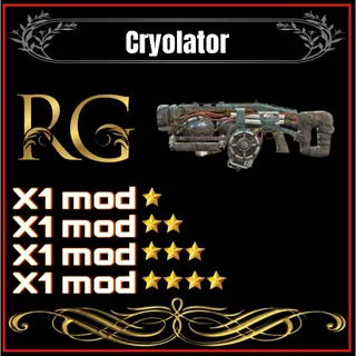 cryolater + 4 legendary mods 