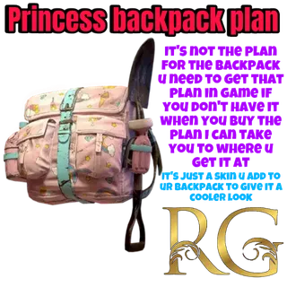 plan: princess backpack skin