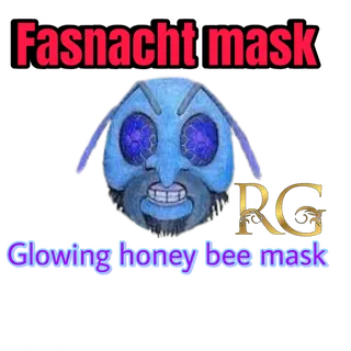 glowing honey bee mask